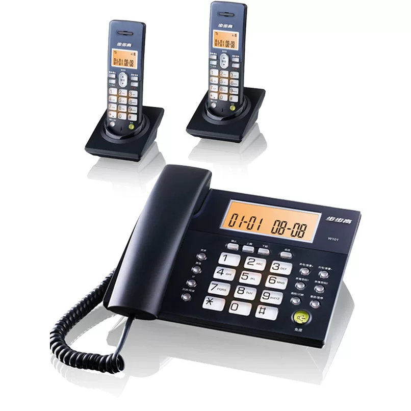 Проводной телефон BBK W101 Digital Wireless Telephone Комплект телефон беспроводной на дальнюю дистанцию, безпроводная стационарная связь, бесплатная доставка