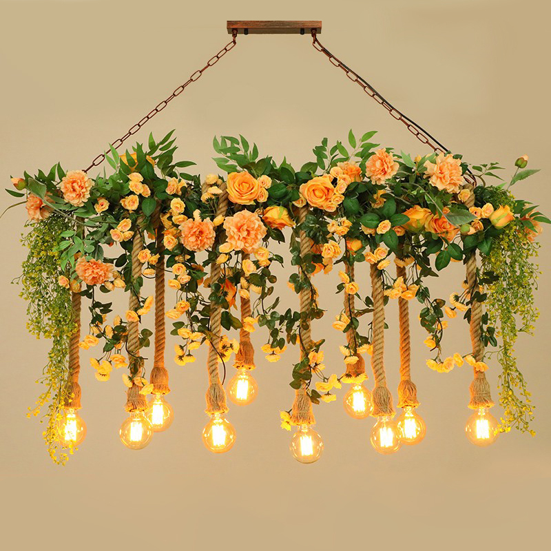 Creative Bar Chandelier, Glass Room, Sunroom, Restaurant Lamp, Flower Shop Window, Floral Art, Dining Table, Balcony Lamp, Plant Lighting Creative Bar Chandelier, Glass Room, Sunroom, Restaurant Lamp, Flower Shop Window, Floral Art, Dining Table, Balcony Lamp, Plant Lighting