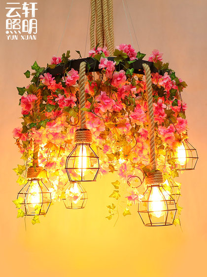 Hotel Chandelier, Plant Restaurant Lamp, Hot Pot Restaurant Chandelier, Barbecue Restaurant Chandelier, Bar Counter Shop Decoration Dining Table Lamp