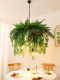 Creative Plant Chandelier, Forest-Style Restaurant, Chinese-Style Hotel Restaurant Chandelier, Hot Pot Restaurant, Cafe, Green Plant Chandelier