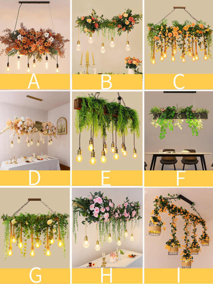 Bar Counter Pendant Light, Unique and Creative, Suitable for Bars, Theme Restaurants, Dining Tables, Flower Shops, Dessert Bakeries, Nordic Plant Lighting