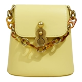 Дизайнерская модная цепь, сумка через плечо, сумка на одно плечо, из натуральной кожи