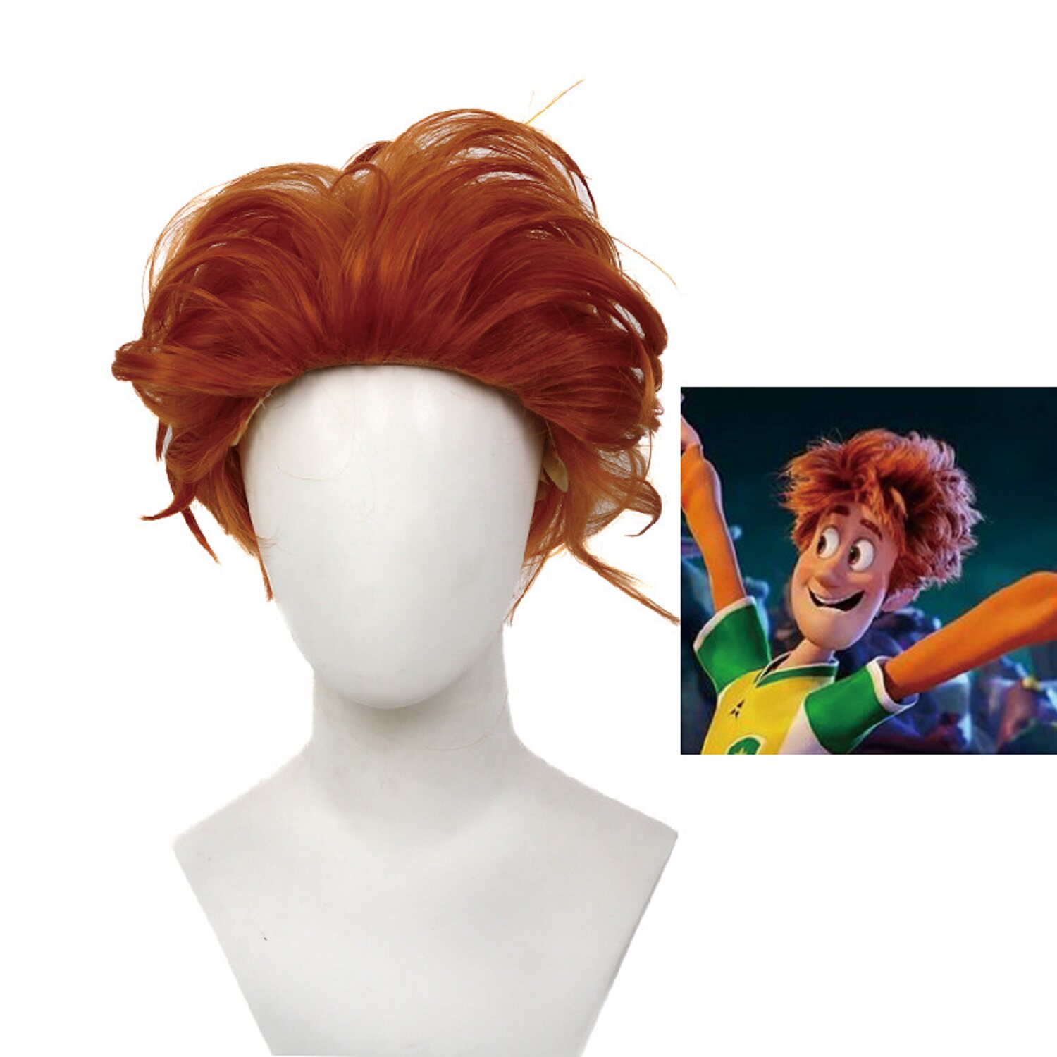 Hotel Transylvania Vampire Girl Jonathan Wig Halloween Performance Hairstyle Funny Anime Cosplay Wig