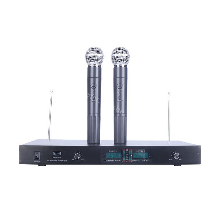 Guangzhou JUSBE Jiabi 2 4G V segment One drag two professional handheld wireless microphone FV-808A