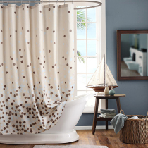 American Special simple and elegant polyester thickened waterproof and mildew proof bathroom curtain curtain SAR cloth shower curtain