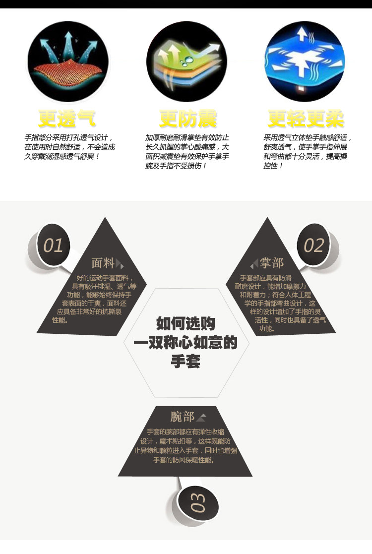 Gants pour vélo mixte - Ref 2246284 Image 25