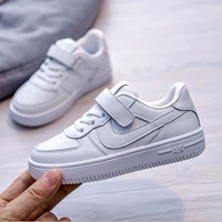 Air jordan, осенние универсальные кроссовки, белые кеды для школьников и студентов, повседневная обувь для мальчиков, туфли, подходят для весны и осени, из натуральной кожи