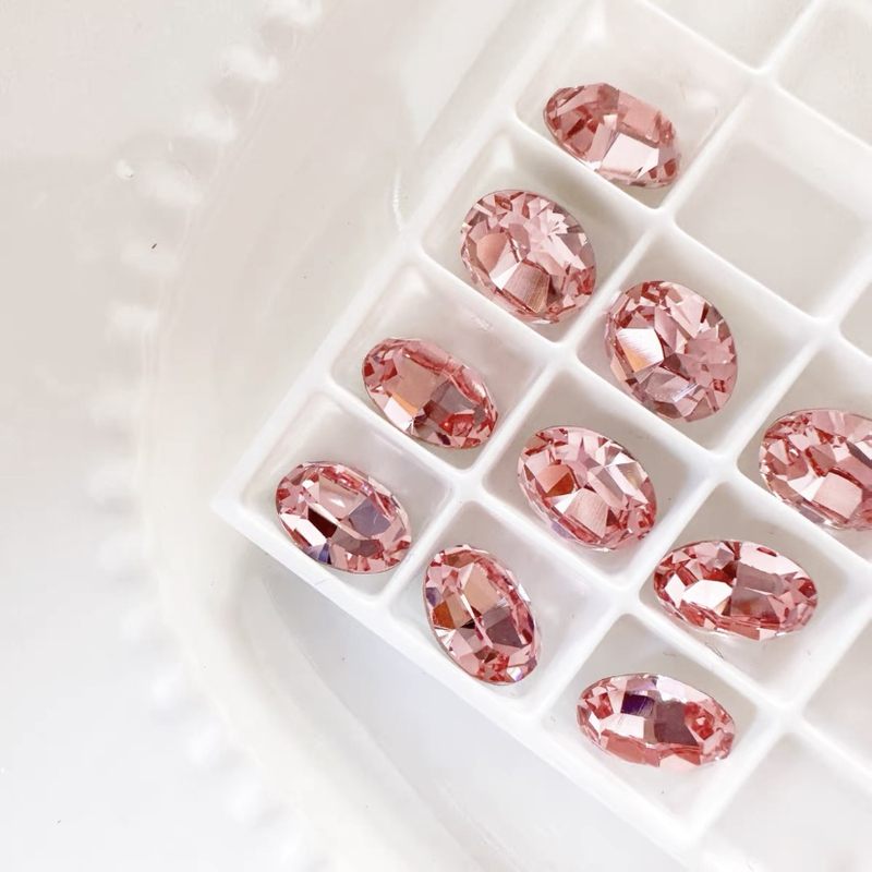 (Multi-Color) Swarovski 4128 Summer Beauty Nail Stickers Super Flash Jewelry Crystal Diamond Pigeon Egg Medium Huazi