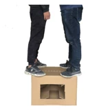 Ультра-высокая прочность на двойной гофрированной гофрированной гончики 81*51*61 Утолщенная Специальная жесткая упаковка для перевозки на длинные дистанции Супер большая картонная коробка