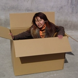 Ультра-высокая прочность на двойной гофрированной гофрированной гончики 81*51*61 Утолщенная Специальная жесткая упаковка для перевозки на длинные дистанции Супер большая картонная коробка