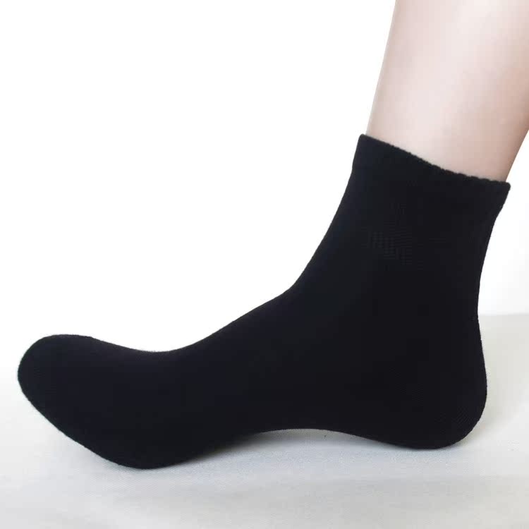 Vớ cotton nam vớ đáy mùa xuân và mùa thu thấm hút mồ hôi ống ngắn ống thể thao vớ thường xuyên thấm hút mồ hôi trắng tất nike cao cổ