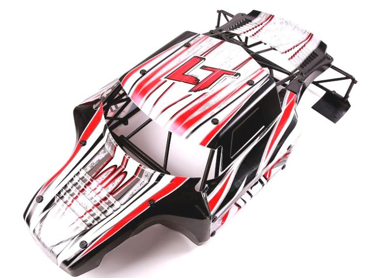 1 5 Scale Black Red Body Shell Kits With Roll Cage For Losi 5ive T Kmx2 Ql 5t Ddt 4x4 Truck Rc Rovan Wlt Lt 1 5 Scale Body Shellrc Body Kit Aliexpress