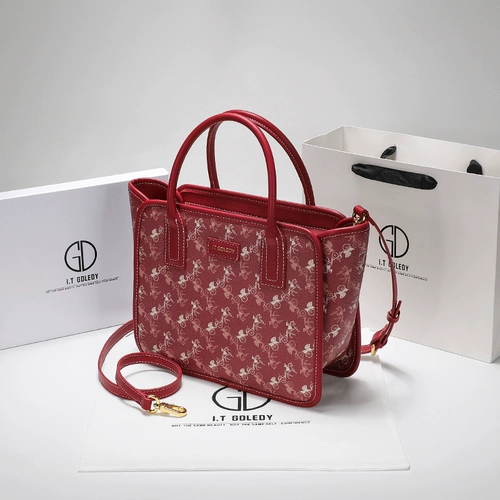 Красная сумка через плечо на день матери, премиум класс, подарок на день рождения, коллекция 2023