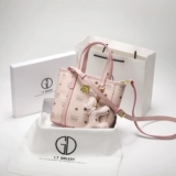 Сумка через плечо, портативная барсетка, корзина, из натуральной кожи, подарок на день рождения