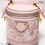 Розовая маленькая портативная сумка через плечо, Гонконг, изысканный стиль, коллекция 2023