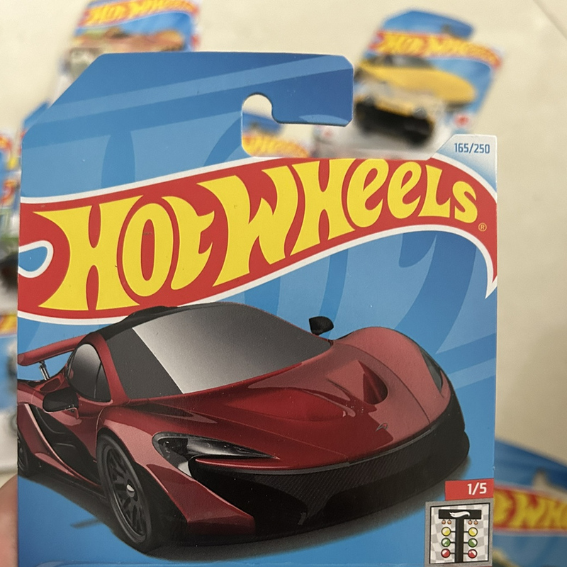 2020 Model American Car Model Hot Wheels No. 149 Green Mclaren P1 White