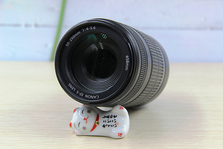 Canon Canon 55-250mm f 4-5.6 Ống kính SLR thế hệ thứ hai EFS Telephoto STM