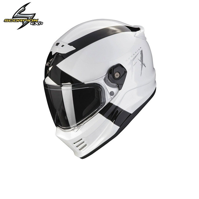 American Scorpion Exo Scorpion Motorcycle Helmet, Personalized Retro Full-Face Helmet, All-Season Men's and Women's Covert Fx