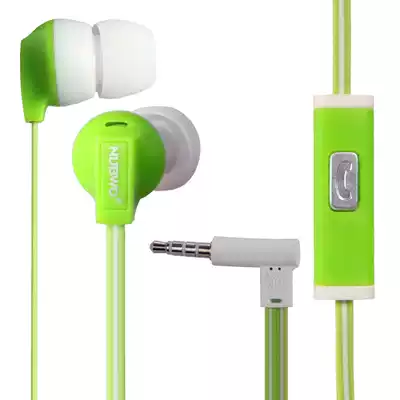 NUBWO Wolf Bowang NS-100 in-ear headphones mobile phone computer universal girl bass earplugs with wheat