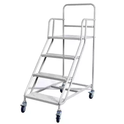 兢木超市移动登高平台装卸车圆管上下货梯家用理货车可拆卸式包邮