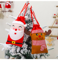 Christmas children small gift bags Gift bags Christmas Eve Apple packing bags Handbags Candy Bags Decorated bags