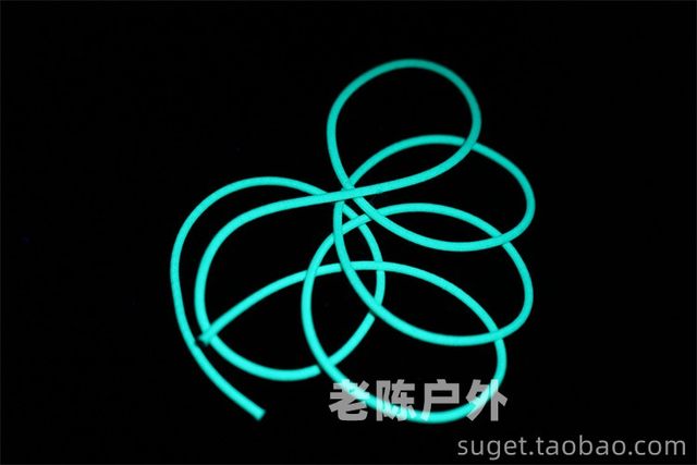 ກະເປົາເປ້ເຊືອກ elastic luminous DIY ອຸປະກອນເສີມ ເຊືອກຜູກມັດເຊືອກເຊືອກ luminous reflective elastic rope 2.5MM