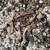 Spot German PATCHLAB D E A D large dinosaur fossil morale chapter Velcro