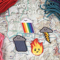 Spot USA PDW 20210721 hot armband cloudy rainbow rain thunder and lightning morale