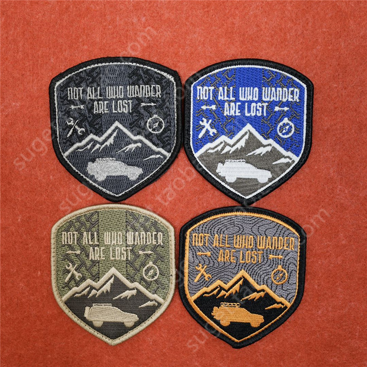 Spot FF Overland off-road not lost series armbands morale chapter set of four