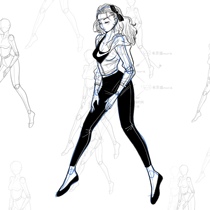 Procreate brushes are super easy to use rice tea version of dry goods basic character standing dynamic 3 beginners must enter