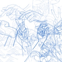 Mi tea version hand action hand dynamic 2 procreate brush is super easy to use 13 beginners must enter