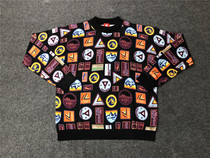 China Li Ning men and women wide shoulders bat shirts jacket fashion week walk show sportswomens hooded sweatshirt AMBP014