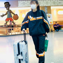 China Li Ning Mens Loose Jacket Windsuit Fashion Week Walk Show Fashion Trends Sports Jacket AJDP649-1