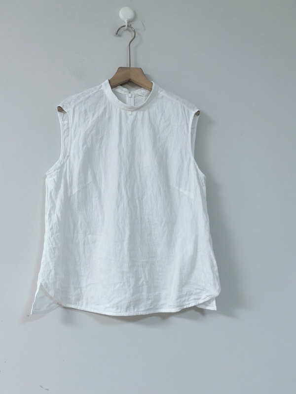 Original Store Price 998, Spring/Summer/Autumn Collection, Linen-Cotton Jacquard Sleeveless Vest Top, Lynfe
