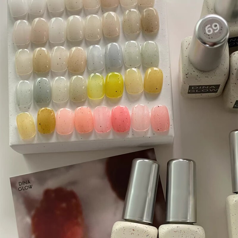 Dinaglow # 65-84 Bottled Jewelry Box Nail Polish Gel 2026 Spring New Product Special Edition Ancient Berry Series