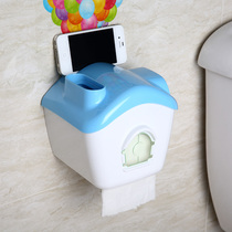 Coco toilet tissue box toilet non-perforated tissue rack toilet paper rack creative waterproof paper tube