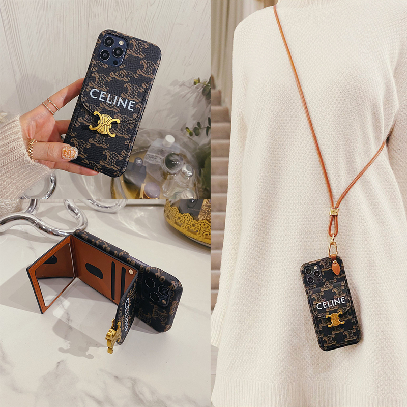 Luxury Leather Phone Case for iPhone 15 Pro, 14, 13, 12, 11, 10, 9, 8, 7, 6, 5, 4, 3, 2, 1, with Mirror, Card Holder, Stand, Lanyard, Crossbody Neck Strap, Suitable for Presbyopic People Luxury Leather Phone Case for iPhone 15 Pro, 14, 13, 12, 11, 10, 9, 8, 7, 6, 5, 4, 3, 2, 1, with Mirror, Card Holder, Stand, Lanyard, Crossbody Neck Strap, Suitable for Presbyopic People