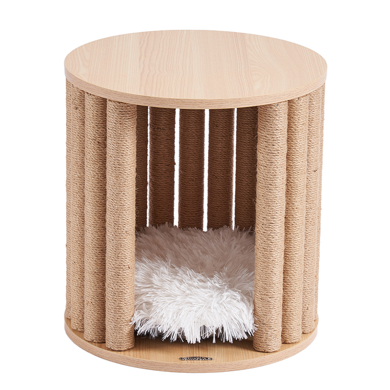 Лог цвет двойной слой кошачье гнездо, когтеточка, плюшевое хлопковое гнездо, совместная кошачья мебель для домашних животных, домашний стул, кошачья лазалка из конопляной верёвки