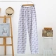 Mùa xuân và mùa hè quần cotton pyjama nam mỏng dệt vải ngủ cotton quần cotton nhà quần thanh niên điều hòa không khí quần kích thước lớn quần thể thao nam