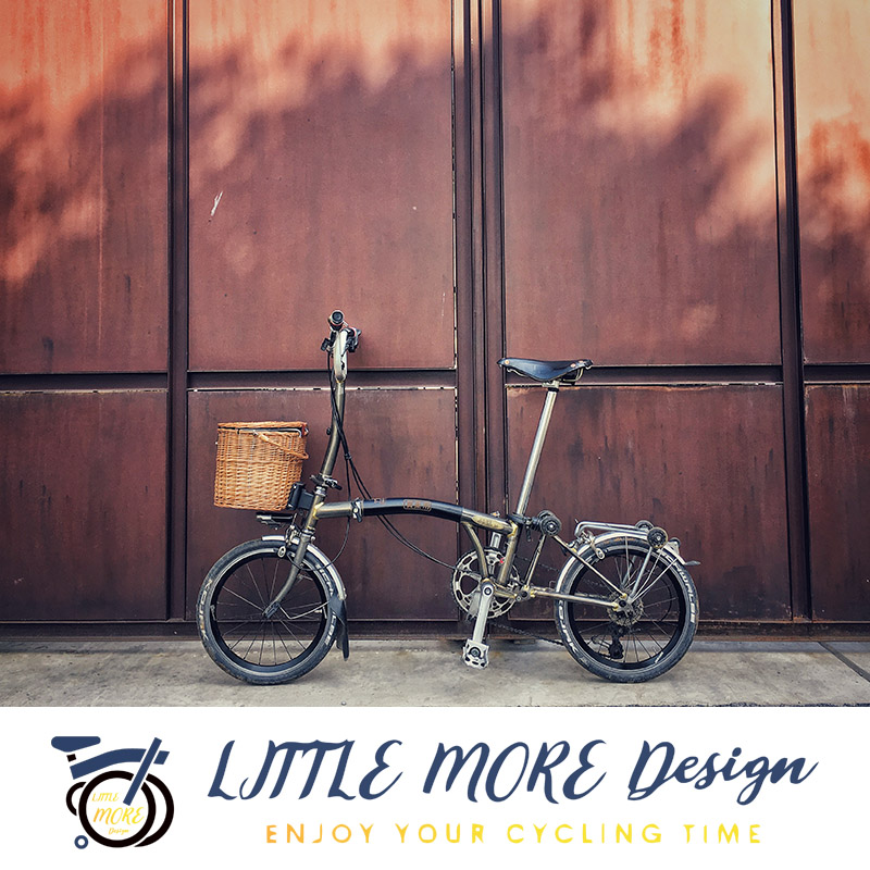 (small mime) small cloth accessories retro handmade choreography basket carb basket car basket applicable brompton