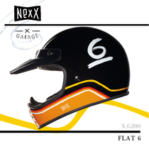 Portugal X NEXX X G FLAT 6 pair 6 engine carbon fiber retro sports locomotive helmet