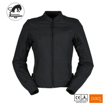 French Furygan TAAZ Slim city commuter motorcycle jacket built-in D3O protective gear womens riding clothes