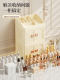 Cosmetics Storage Box, Desktop Dust-Proof Skin Care Product Storage Shelf, Large-Capacity Desk Dressing Table Organizer Box
