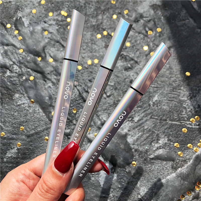 NOVO wave light eyeliner pen is smooth and long-lasting Li Jiaqi recommends waterproof and not easy to take off very thin eyeliner