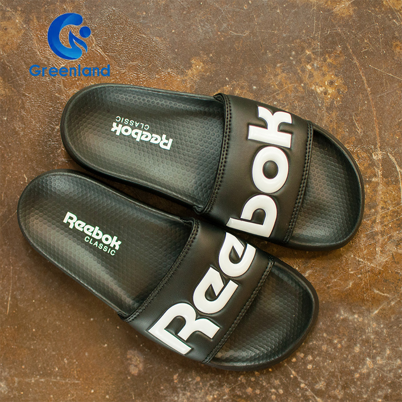Giày thể thao nam và nữ của REEBOK cổ điển thể thao in chữ thường xu hướng dép đi biển CN0735 - Dép thể thao giay dep