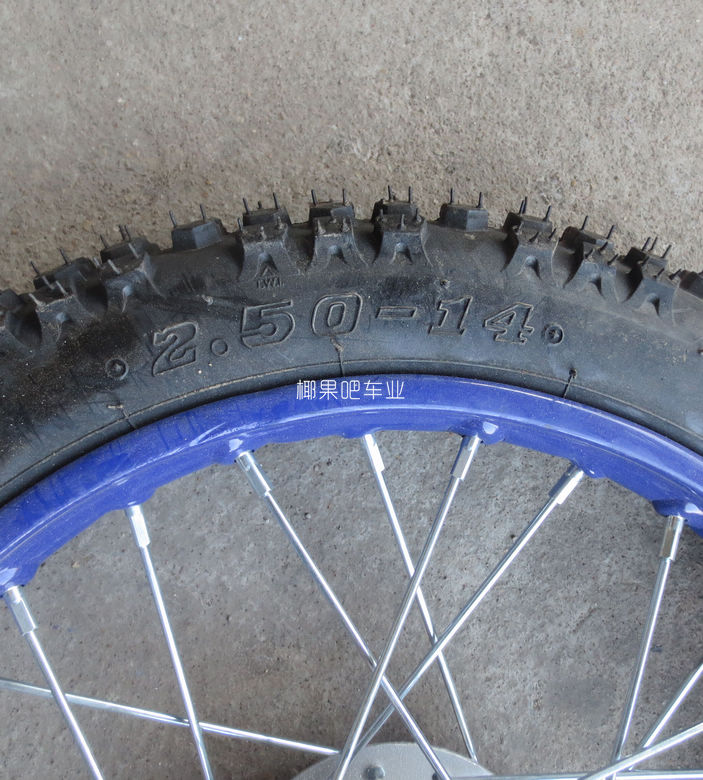 Xe mô tô địa hình nhỏ phụ kiện đua tốc độ cao Apollo trước 2.50-1-4 phía sau 3.00-12 inch bánh xe lốp trong và ngoài - Vành xe máy bánh mâm xe sirius