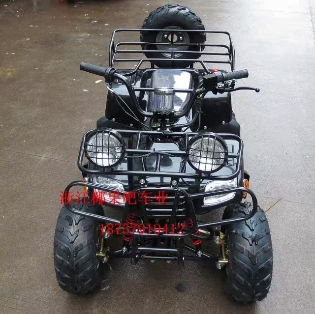 ATV bốn bánh off-road xe máy 125CC nhỏ Hummer ATV 7 inch lốp chân không sửa đổi đôi net ánh sáng