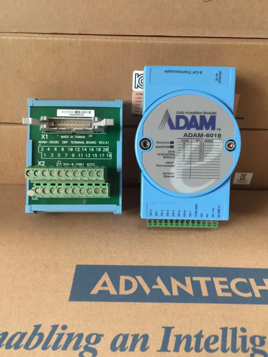 Taiwan's 8 - Route with DO ADAM-6018-D J K T T type thermocouple input module