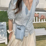 Маленькая небольшая сумка, летняя дизайнерская сумка через плечо, тренд сезона