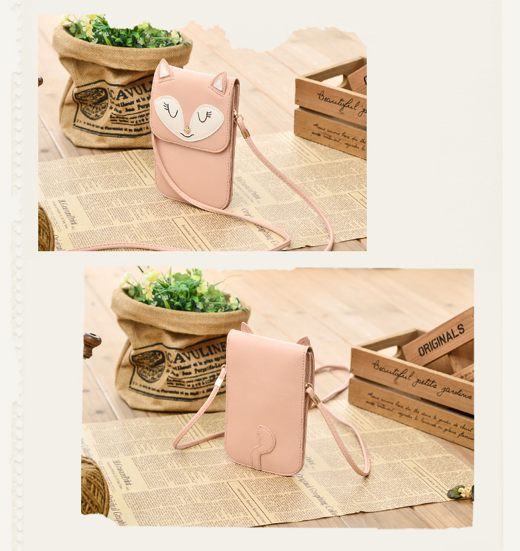 Túi nhỏ hoạt hình dễ thương nữ dễ thương Nhật Bản điện thoại di động túi nhỏ tươi tải điện thoại di động học sinh mini vai Messenger túi đeo chéo nữ hàng hiệu